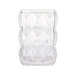 Vase Rectangulaire Rayé à Facettes - Vignette | Vase Cute