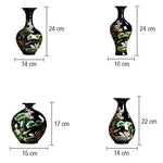 Vase rétro motif fleurs de Lotus   (Porcelaine) - Vignette | Vase Cute