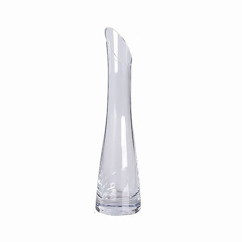 Vase soliflore bec biseauté translucide coloré modèle transparent