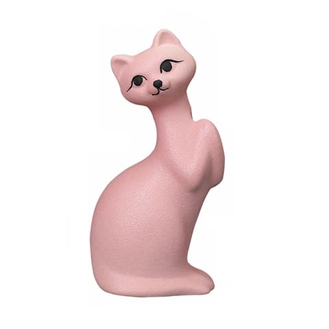 Vase soliflore chat mignon modèle rose