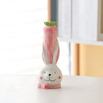 Vase Soliflore Tête de Lapin et Carotte - Vignette | Vase Cute