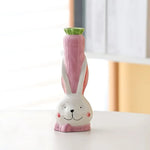 Vase Soliflore Tête de Lapin et Carotte - Vignette | Vase Cute