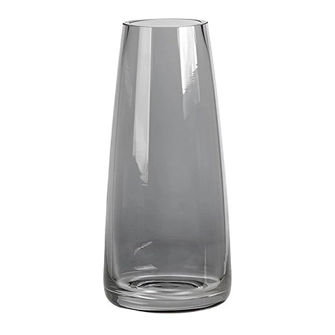 Vase translucide reflet irisé en verre modèle Gris