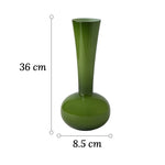Vase Vert Boule au Col Élancé - Vignette | Vase Cute