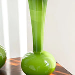 Vase Vert Boule au Col Élancé - Vignette | Vase Cute