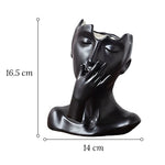 Vase Visage Femme Esthétique   (Céramique) - Vignette | Vase Cute