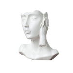 Vase Visage Femme Esthétique   (Céramique) - Vignette | Vase Cute