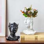 Vase Visage Femme Esthétique   (Céramique) - Vignette | Vase Cute