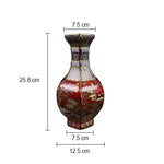 Vase antique chinois fleurs et oiseaux avec dorure   (Céramique) - Vignette | Vase Cute