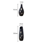 Vase Artisanal Motif Fleur en Relief - Vignette | Vase Cute
