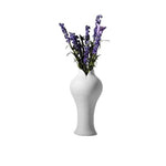 Vase Blanc avec Lien de Chanvre Tressé   (Céramique) - Vignette | Vase Cute