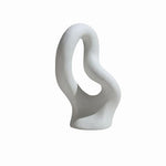 Vase blanc design sculpture abstraite   (Céramique) - Vignette | Vase Cute