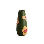 Vase Bohème Peint Motif Fleurs   (Céramique) - Vignette | Vase Cute