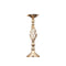Vase bougeoir élégant et chic torsadé doré Fer Forgé présentation modèle S