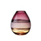 Vase style nordique moderne tricolore en Verre présentation modèle S.