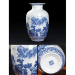 Vase chinois ancien paysage ou poissons   (Porcelaine) - Vignette | Vase Cute