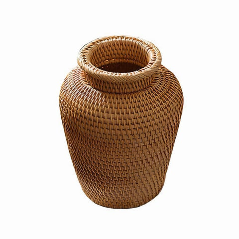 Vase  en Rotin