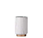 Vase design rayé motif marbre   (Céramique) - Vignette | Vase Cute