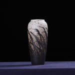 Vase en céramique artisanal motif herbes folles   (Céramique) - Vignette | Vase Cute