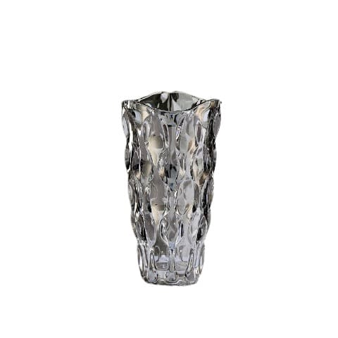 Vase luxueux reflet or ou gris en Cristal luxueux Modèle Gris Petit 