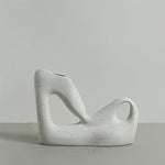 Vase Original minimaliste sculpture art abstrait   (Céramique) - Vignette | Vase Cute