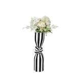 Vase noir et blanc marin décoration pour bureau   (Résine) - Vignette | Vase Cute