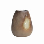 Vase poterie cabossée marron glacé   (Céramique) - Vignette | Vase Cute