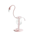 Vase Soliflore Flamant Rose   (Verre & Fer) - Vignette | Vase Cute