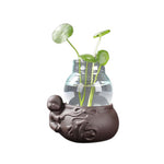 Vase soliflore mini pot thème pastoral   (Verre & Céramique) - Vignette | Vase Cute