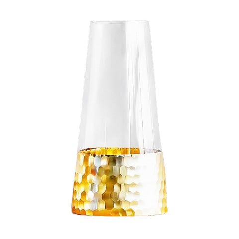 Vase transparent alvéoles Nid d'abeilles en Verre présentation Style A