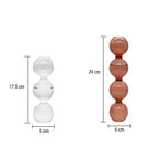 Vase transparent bulles superposées   (Verre) - Vignette | Vase Cute