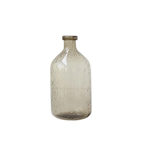 Vase bulle verre bullé modèle Marron 2 
