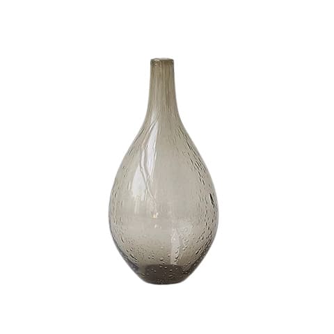 Vase bulle verre bullé modèle Marron 6 