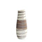 Vase vintage bicolore enlacé en Céramique Modèle Grand