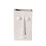 Vase visage blanc atypique expressif   (Céramique) - Vignette | Vase Cute