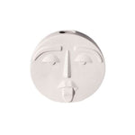 Vase Visage Blanc Atypique Expressif   (Céramique) - Vignette | Vase Cute